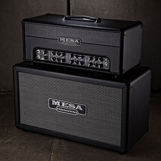 The Triple Crown TC-50 head on a Rectifier 2x12 Compact extension cabinet.